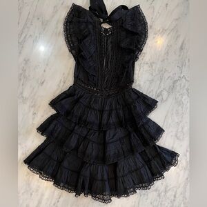 Zimmermann black dress